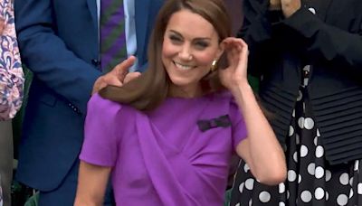Kate Middleton deslumbra en la final de Wimbledon junto a la Princesa Carlota