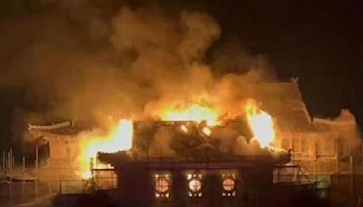 河南大學「文物級」禮堂遭焚毀 火災原因成謎