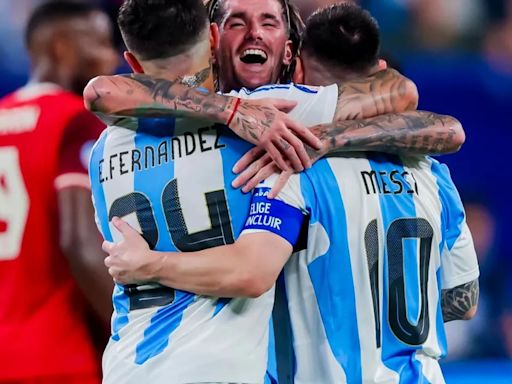 ¡Somos finalistas! con goles de Álvarez y Messi, Argentina derrotó por 2-0 a Canadá y se metió en la gran final de la Copa América 2024 | + Deportes