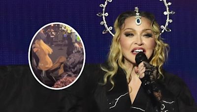 El momento en el que Madonna estuvo a punto de caerse tras tropezarse con tacos altísimos durante la Semana de la Moda de Nueva York