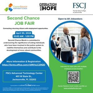 Operation New Hope: In-person, ‘second-chance’ Jacksonville job fair to be held Tuesday