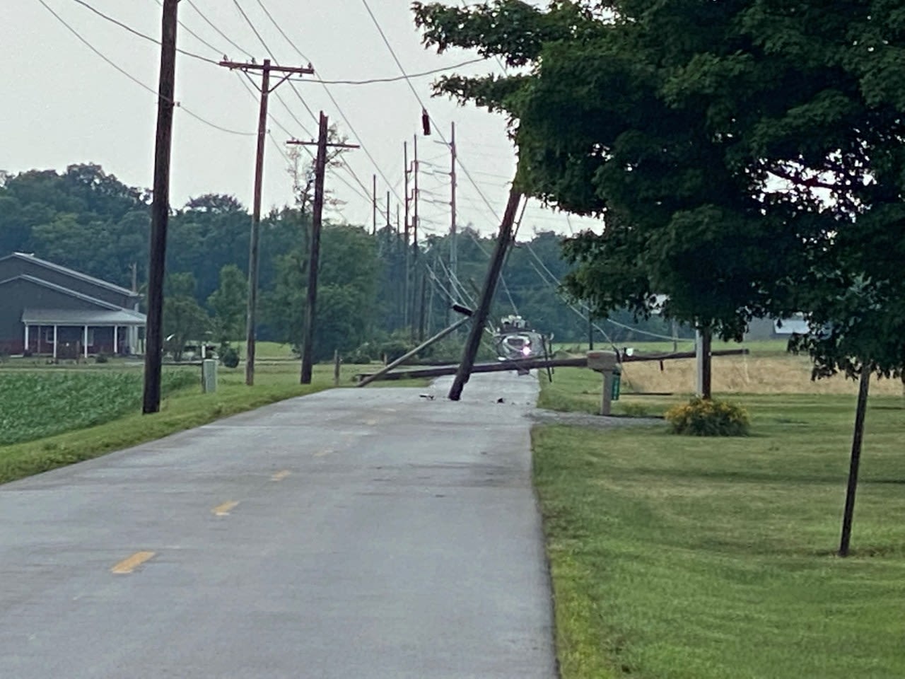 More than 2K without power; AES Ohio, public works work to minimize outage