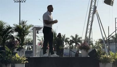 Heisman winner Tim Tebow speaks at National Prayer Day event in Fort Myers
