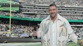 Travis Kelce Makes Surprise ‘SNL’ Appearance in Skit Mocking NFL Obsession with Taylor Swift