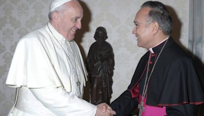 Monseñor Edgar Peña Parra, enviado especial del Papa al Congreso Internacional de Hermandades de Sevilla