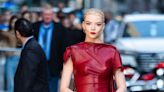Anya Taylor-Joy's Red Minidress Laced All the Way Down the Back