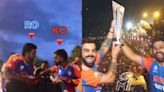 Unseen Video Of Virat Kohli Convincing Rohit Sharma To Pose With T20 World Cup 2024 Trophy During Victory Parade Goes Viral - News18...