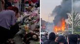 Southport stabbing: chaotic scenes as police clash with far-right protesters outside mosque – as it happened