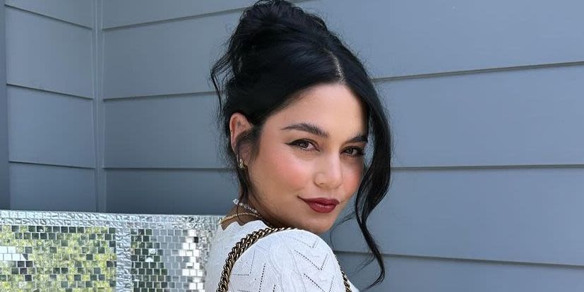 Vanessa Hudgens reps her boho style in maternity looks with white crochet