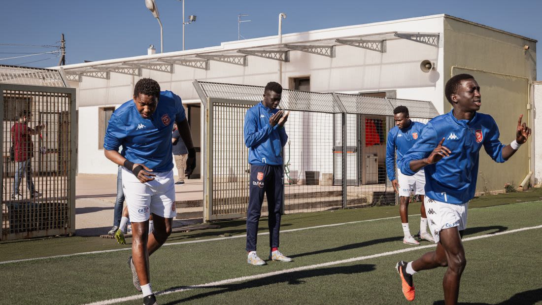This all-migrant soccer team is chasing a dream together