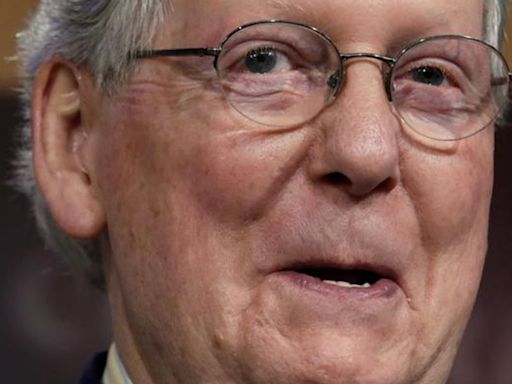 'Dangerous': Mitch McConnell stops short of naming Trump in attack on 'American right'