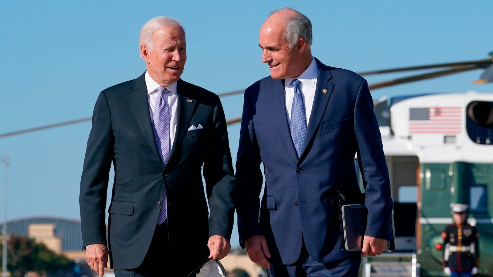 Senate Democrats are polling well. That could help Biden.