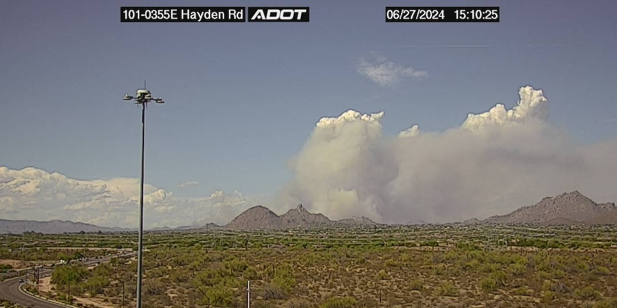 500-acre wildfire burning near north Scottsdale; no structures threatened