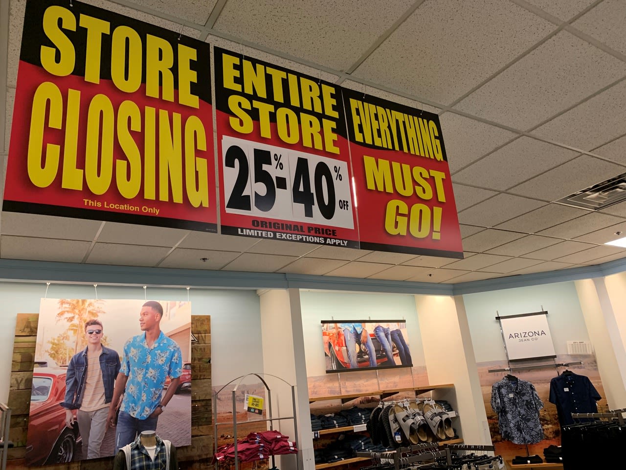 Rue 21 announces plans to close all 540 stores after filing for bankruptcy again