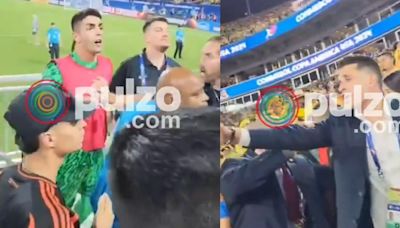 Nuevo video sobre cómo inició pelea entre hinchas y jugadores; no fue por ataque a familias