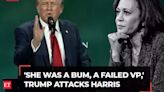 'Took a bullet for democracy...,' Donald Trump touts his wound and goes after Kamala Harris in speech