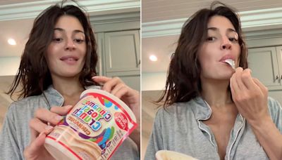 Kylie Jenner Raves About Cinnamon Toast Crunch Frosting in Dressed Down Look with Daughter Stormi: ‘Wow’