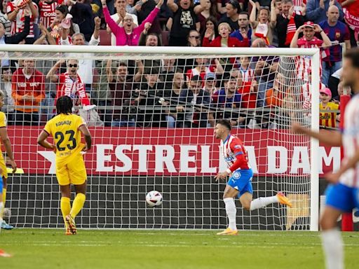 El Girona remonta al Barça con tres goles en 10 minutos