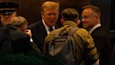 Duda meets Trump in New York city at closed meeting - video