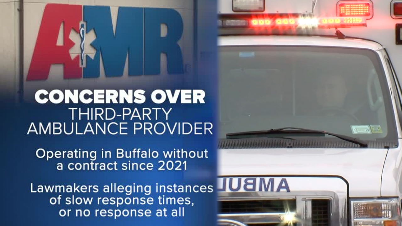 AMR 'assessing claims' made by Buffalo Common Council member about contract, response times