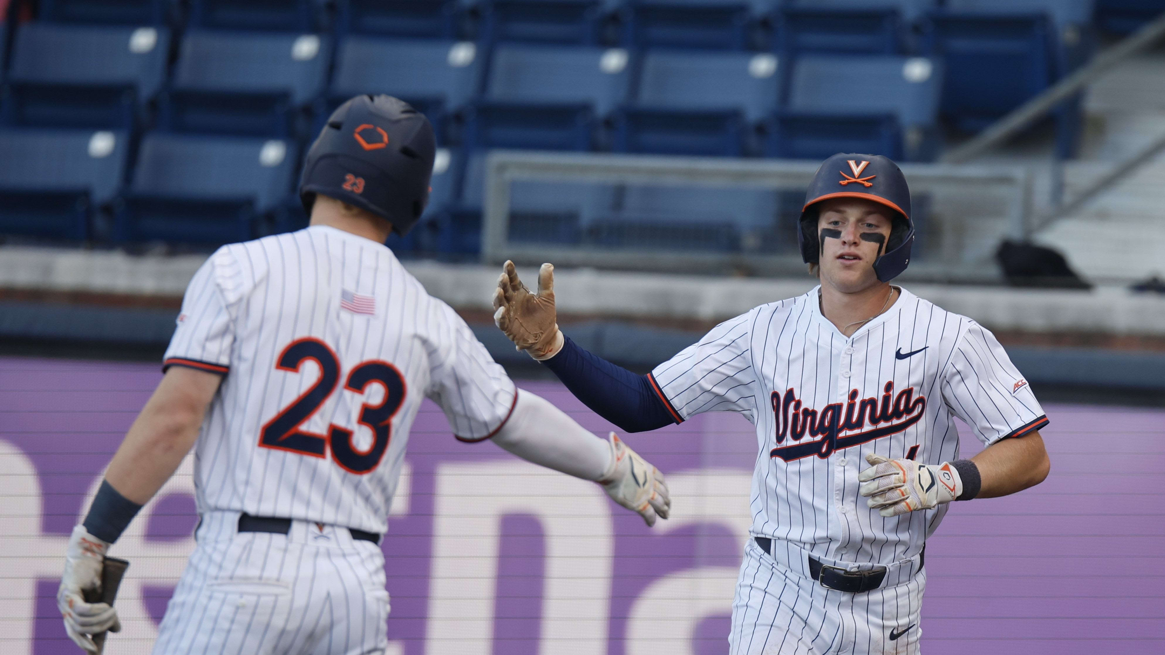 Virginia Baseball Powers Past Liberty 14-4 in Seven Innings