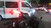 民間救護車闖紅燈兩女騎士撞上 三人送醫