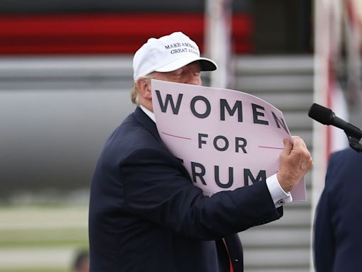 Harris shines light on Trump's women problem