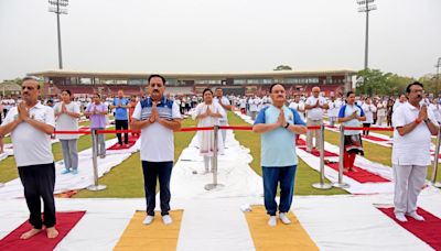 Thousands across Capital participate in International Yoga Day