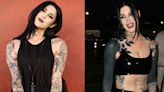 Kat Von D is covering most of her tattoos with solid black ink. Here are 13 designs she's replaced, and 6 she still has.