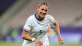 US women's soccer team wins Hayes' competitive debut at Paris Olympics