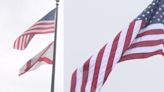 Tattered American flag replaced outside Madison County Service Center