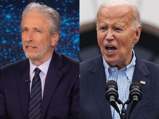 Jon Stewart is afraid Biden doesn't realize what's at stake and that 'there are no participation trophies in endgame democracy'