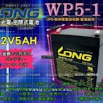 新莊新泰《電池達人》一組兩個 不斷電系統 UPS 廣隆電池 WP5-12 LONG 科風 飛瑞 台達 NPH5-12