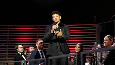 Photos of Patrick and Brittany Mahomes from Time 100 Gala and red carpet