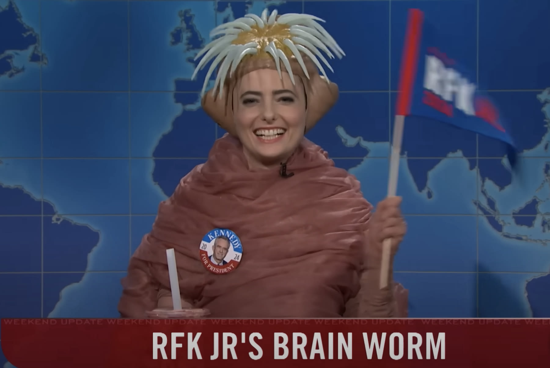 ‘SNL’: RFK Jr.’s Brain Worm Visits Weekend Update