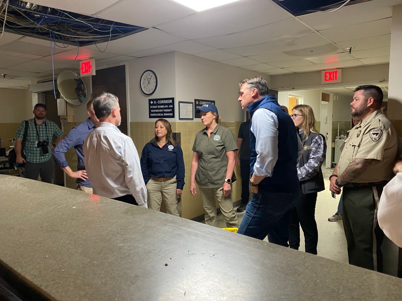 FEMA, Stitt tour tornado damage