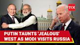 'Jealous West Watching...': Putin Mocks U.S.-Led NATO On PM Modi's Russia Visit | International - Times of India Videos