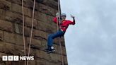 Essex man with cerebral palsy abseils off Forth Bridge for charity