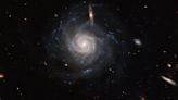 Hubble telescope eyes galactic site of distant star explosion (video)