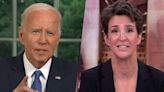 Maddow Blog | 'What patriotism and selfless service looks like': Maddow reacts to Biden's address to the nation