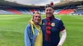 Husband and wife to go their own ways as Scotland take on Ukraine