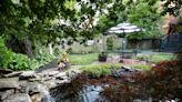 Lush greenery, pond and tranquil fountain set one Old Louisville garden apart. Take a peek