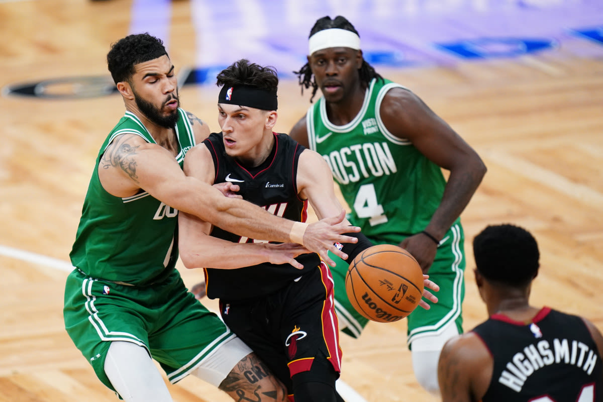 Tyler Herro Sends Strong Message To Refs And Celtics After NBA Playoff Loss