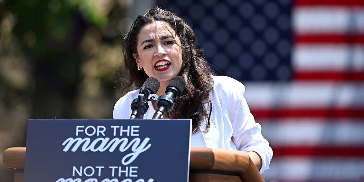 AOC unloads on Biden's critics in late-night Instagram Live