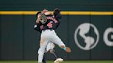 Guardians CF Freeman toughs it out after crushing collision with teammate and being hit by 2 pitches