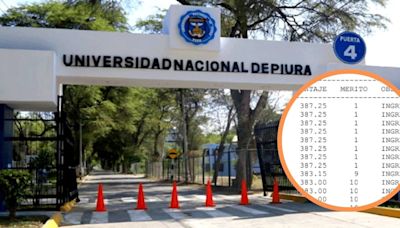 Postulantes obtuvieron los primeros puestos y el mismo puntaje en la Universidad Nacional de Piura: el caso genera suspicacias