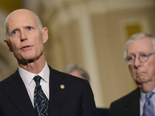 Sen. Rick Scott joins race to succeed Mitch McConnell as Senate GOP leader