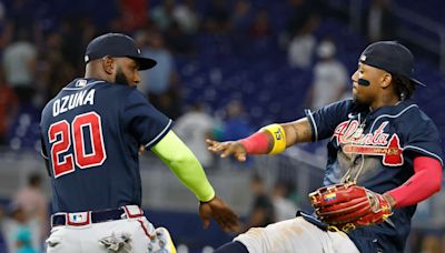Ozuna, Fried Help Braves Break Out in Game Two Win Over Cubs