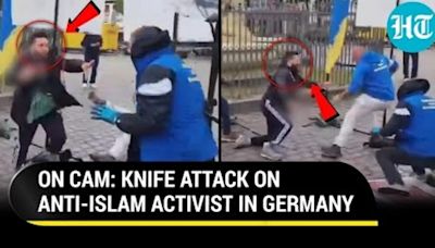 On Cam: Anti-Islam Activist Stabbed By 'Afghan National' During Live Event In Germany; Scholz Says…