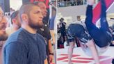 Video: UFC 280 open workouts with Islam Makhachev (as Khabib watches), Charles Oliveira, more